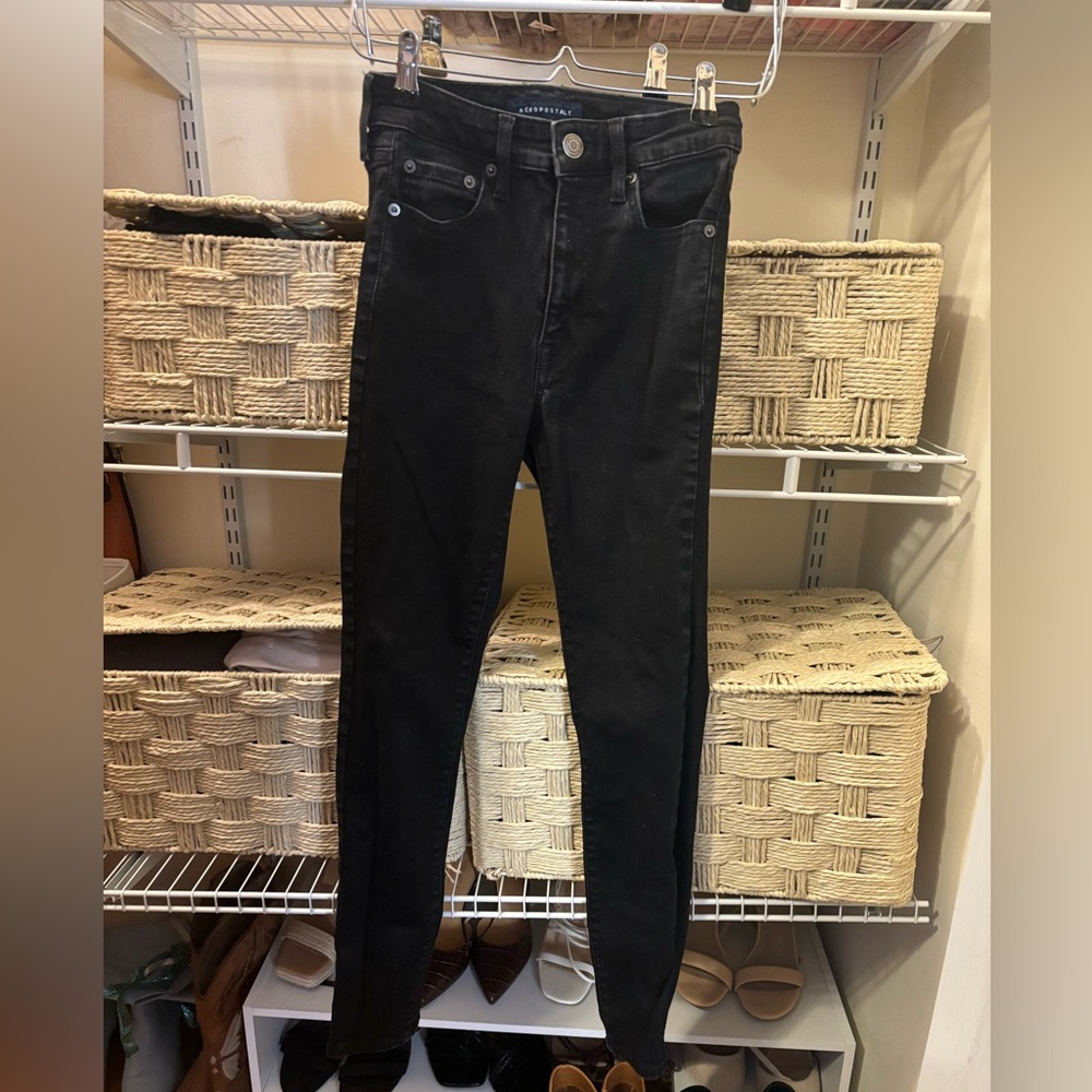 Black non rip skinny jeans